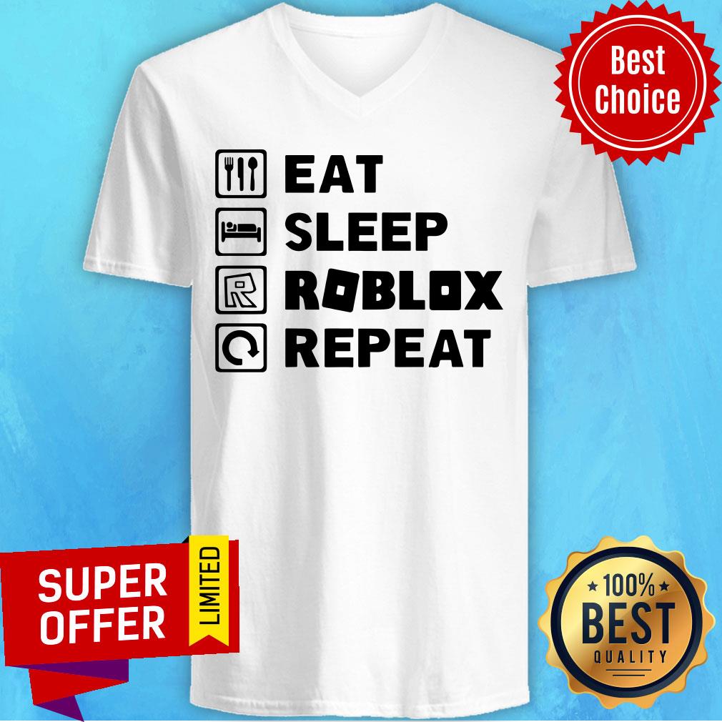 Nice Eat Sleep Roblox Repeat Shirt