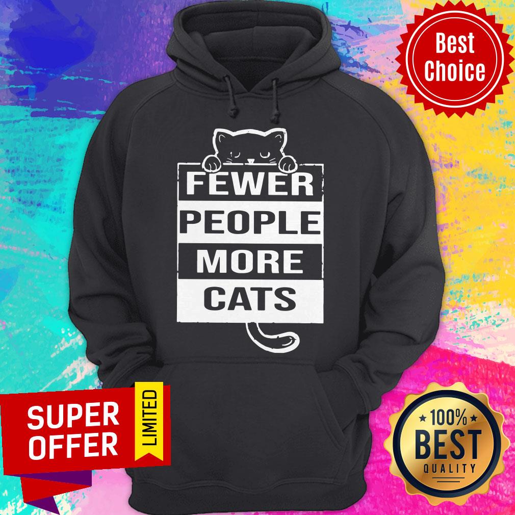 Nice Fewer People More Cats Shirt
