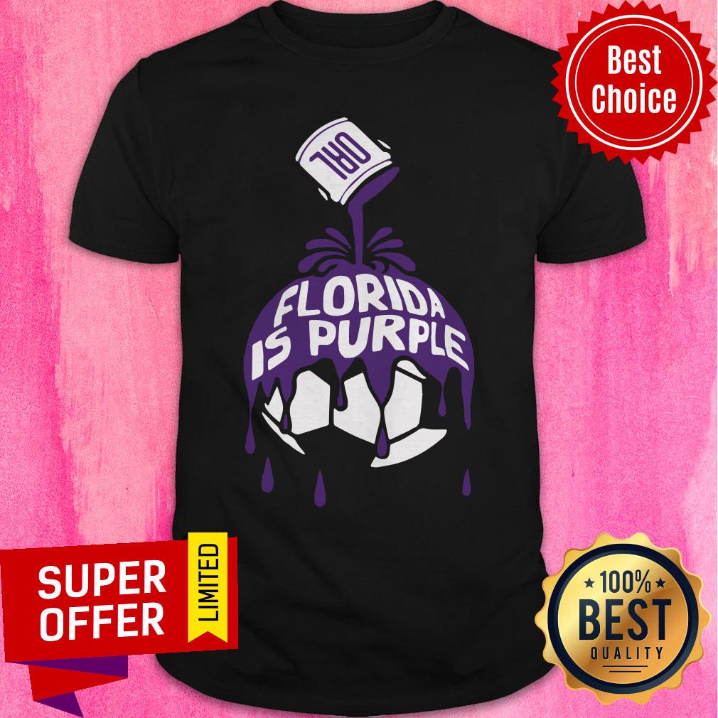 Nice Florida Is Purple Shirt
