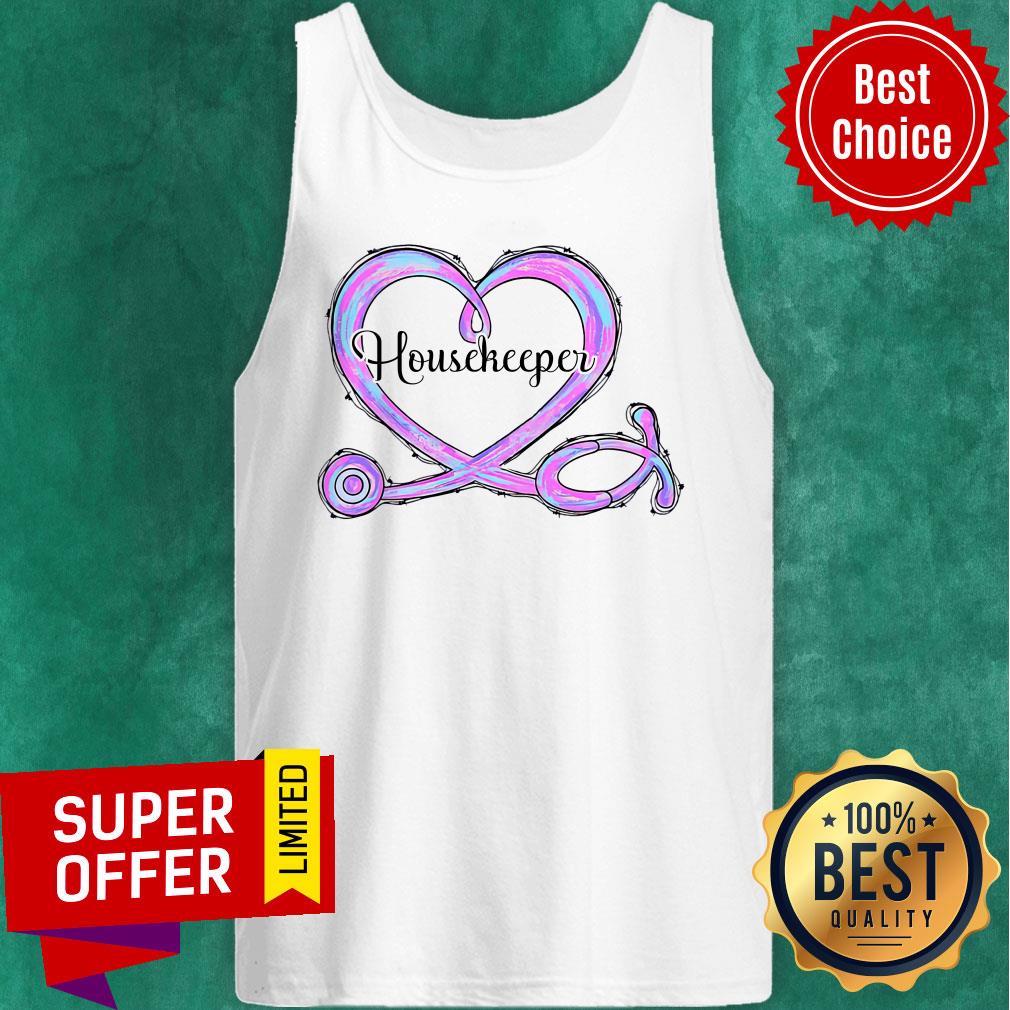 Nice HouseKeeper Heart Stethoscope Shirt