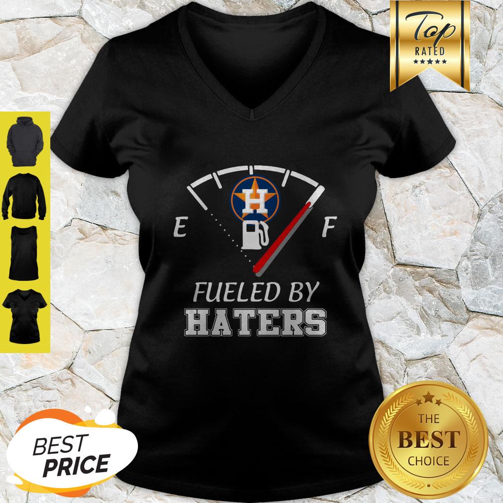 Nice Houston Astros Logo Fueled By Haters Shirt