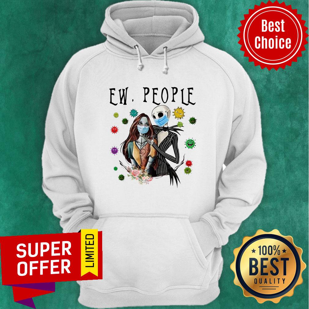 Nice Jack Skellington And Sally Mask Ew People Coronavirus Shirt