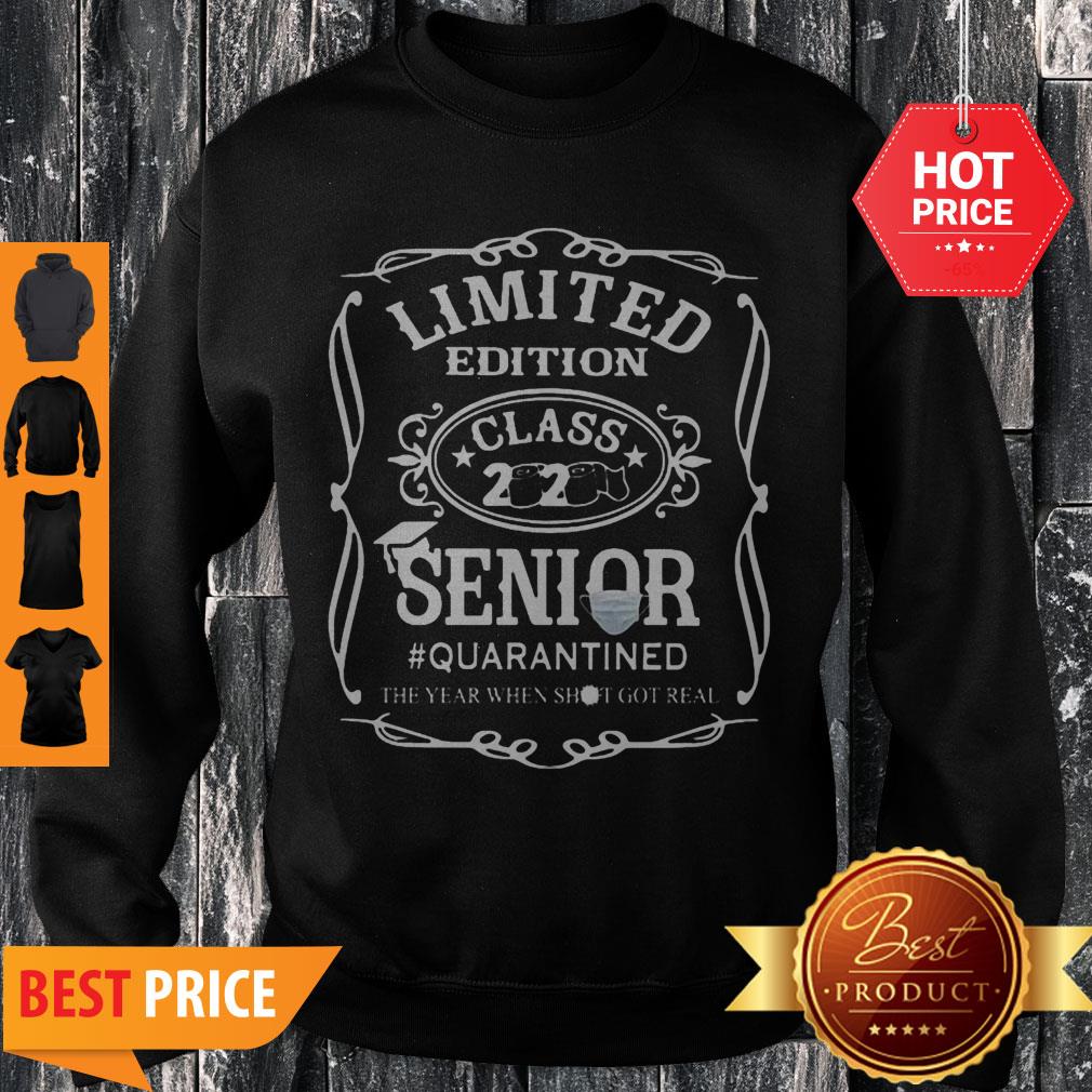 Nice Limited Edition Class 2020 Senior Quarantined Jack Daniel’s Shirt