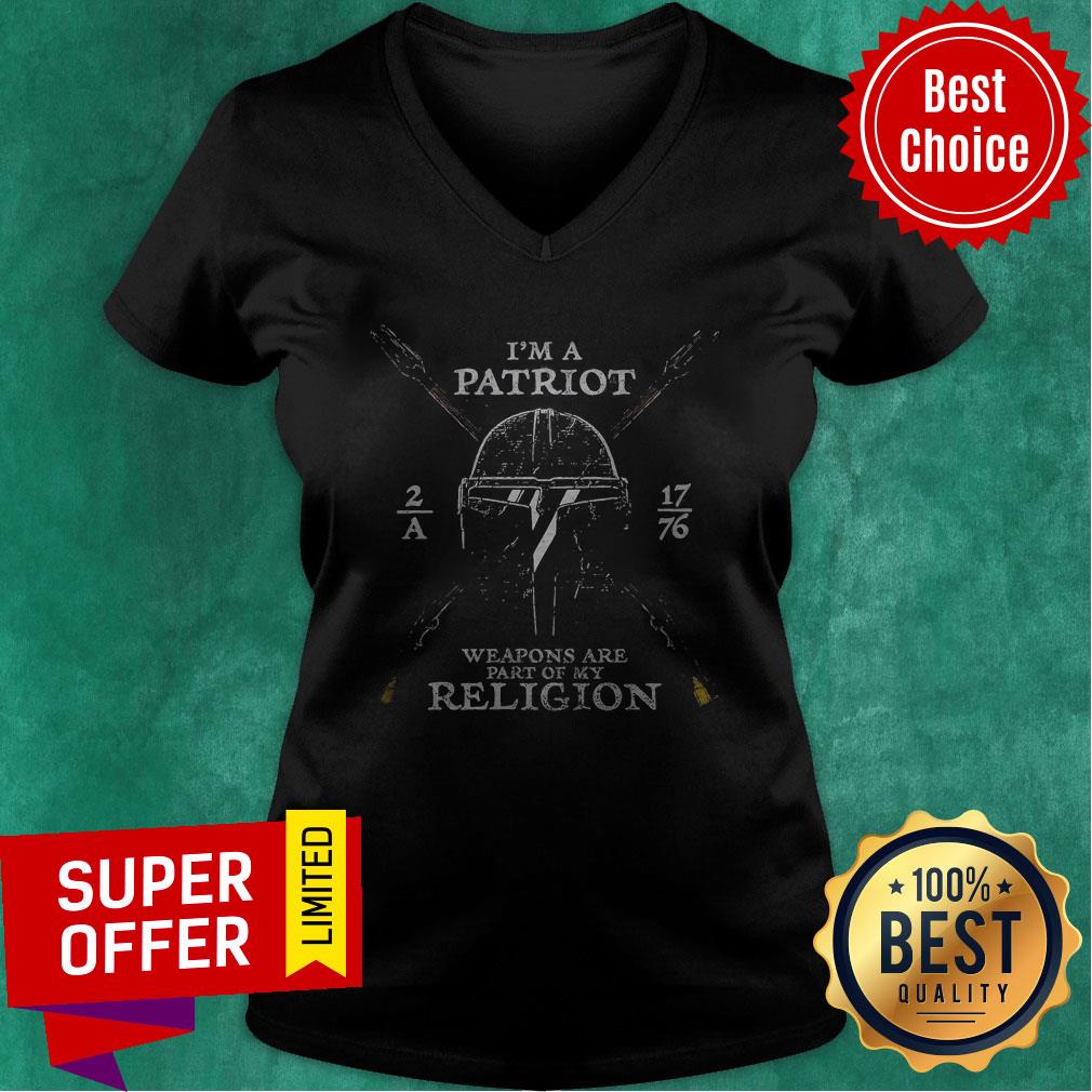 Nice Mandalorian I’m A Patriot Weapons Are Part Of My Religion Shirt