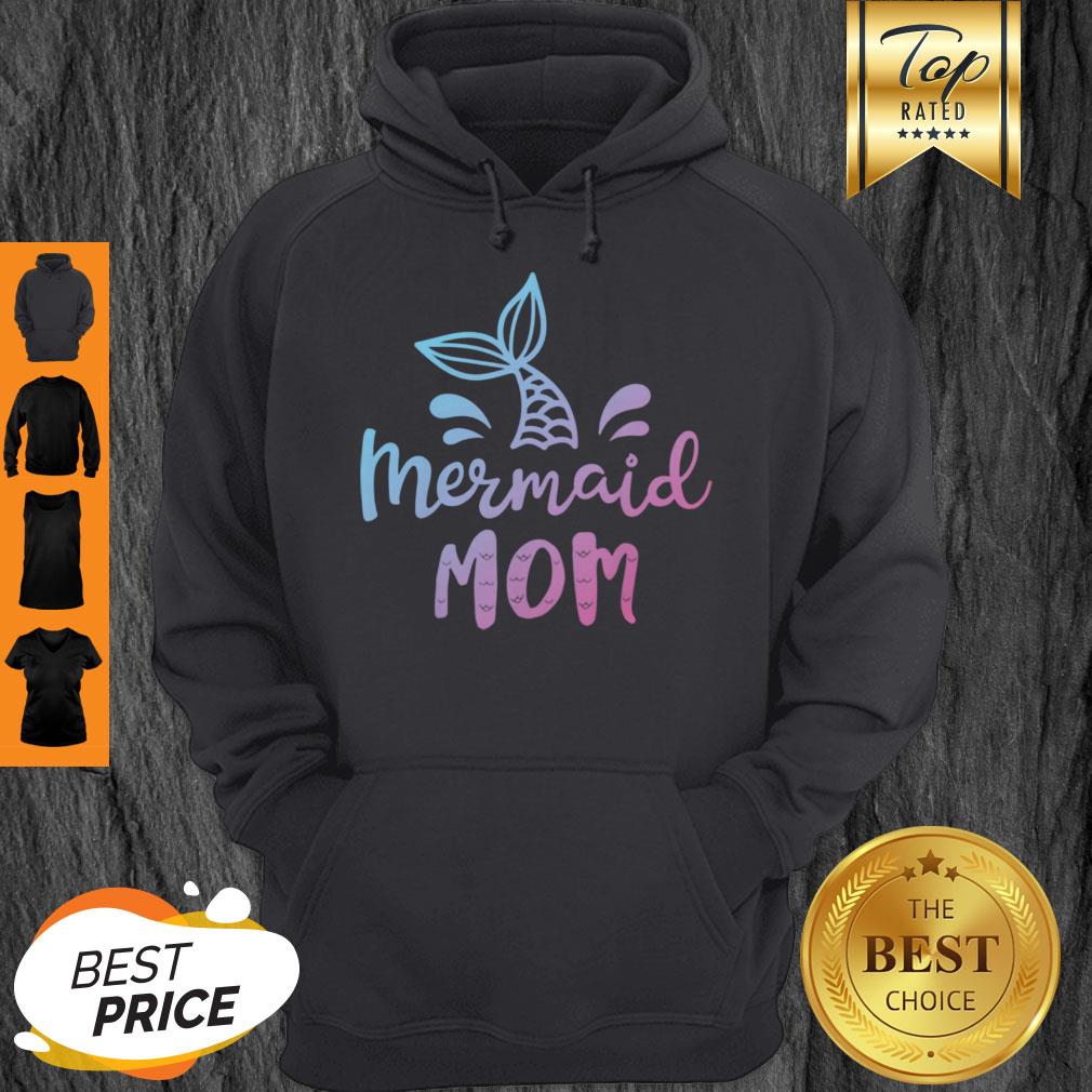 Nice Mermaid Mama Funny Women Mom Mommy Family Matching Birthday Shirt