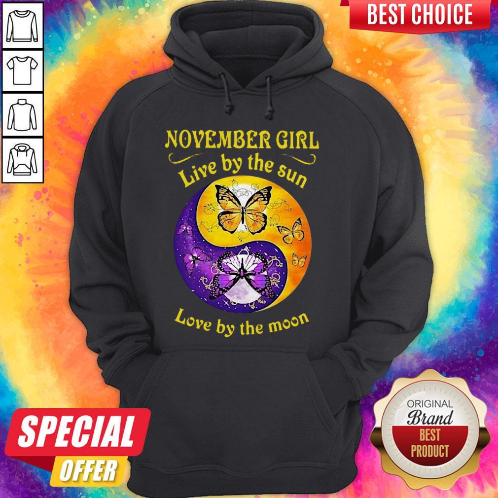 Nice November Girl Live By The Sun Love By The Moon Shirt