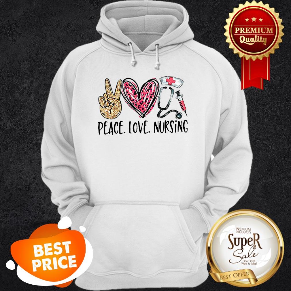 Nice Peace Love Nursing Diamond Shirt