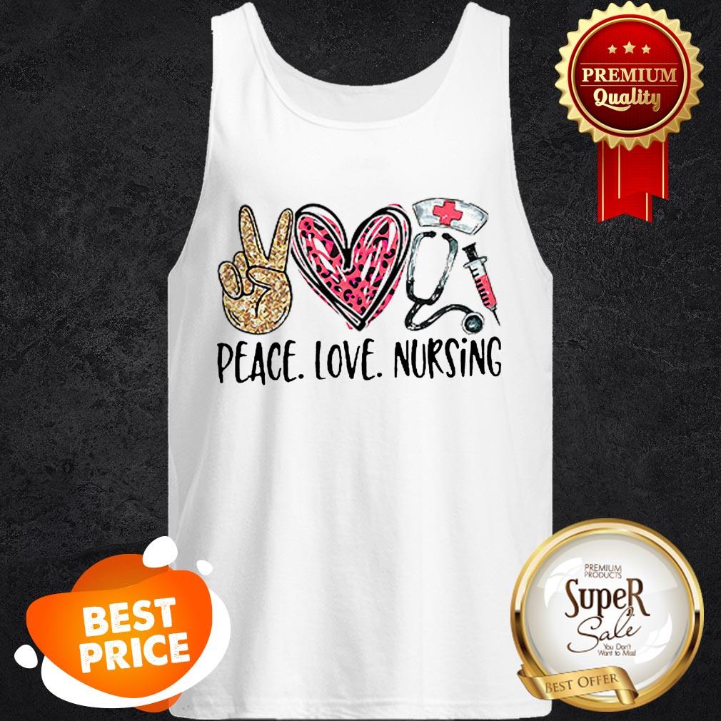 Nice Peace Love Nursing Diamond Shirt