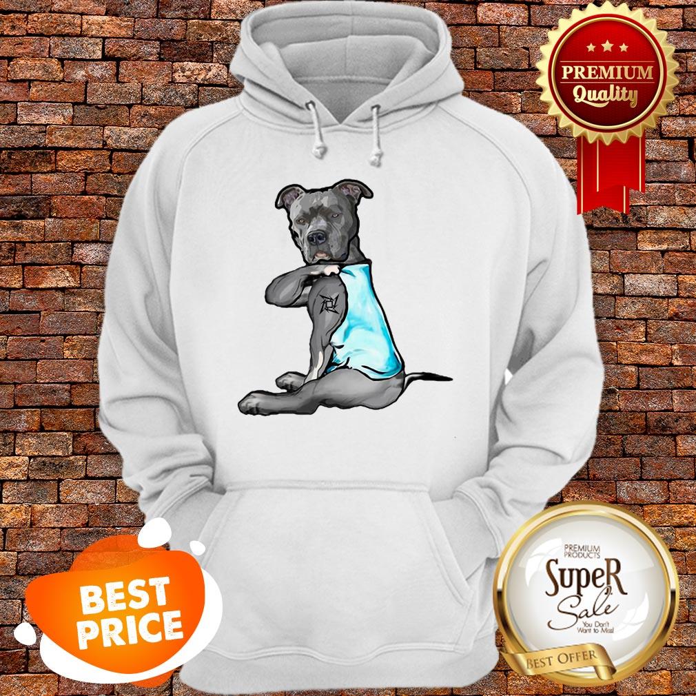 Nice Pitbull Tattoo I Love Metallica Shirt