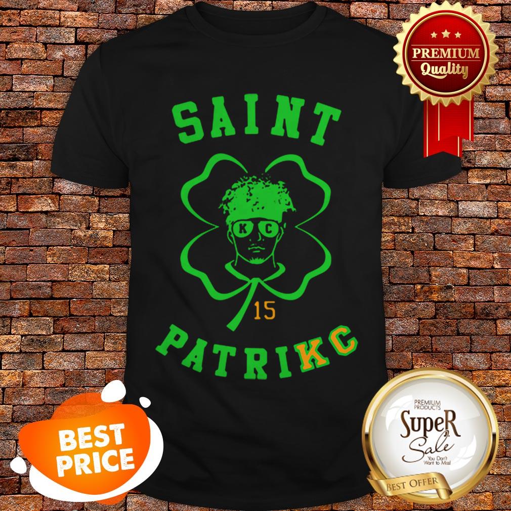Nice Saint Patrick Day PatriKC Patrick Mahomes 15 Kansas City Chiefs Shirt