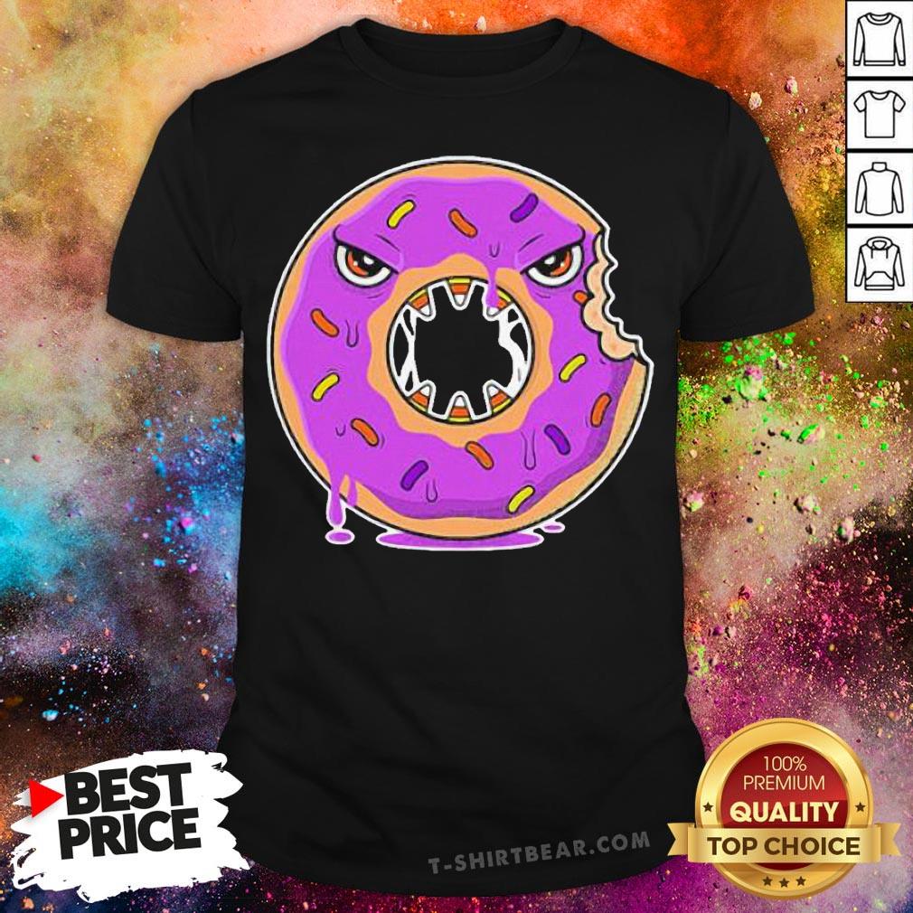 Nice Scary Donut Costume Happy Halloween Shirt