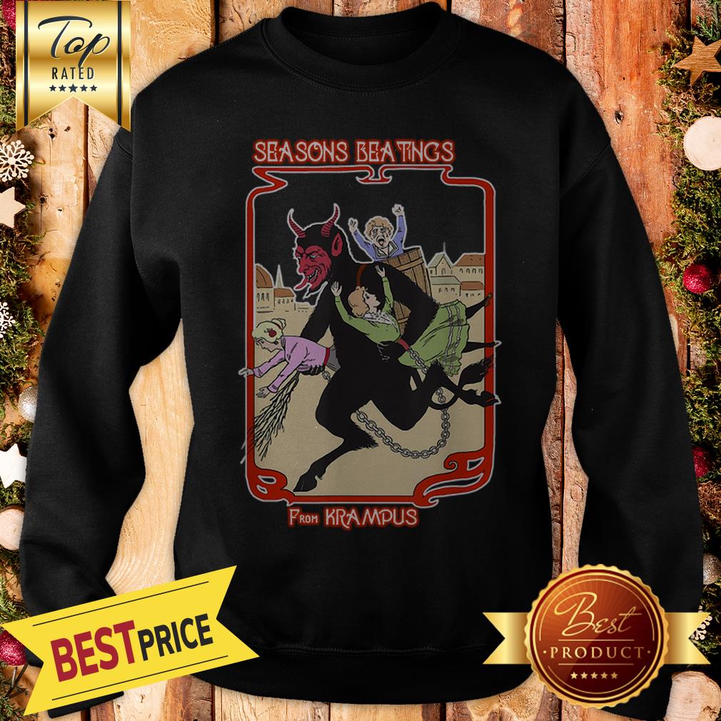 Nice Seasons Beatings From Krampus Christmas Shirt