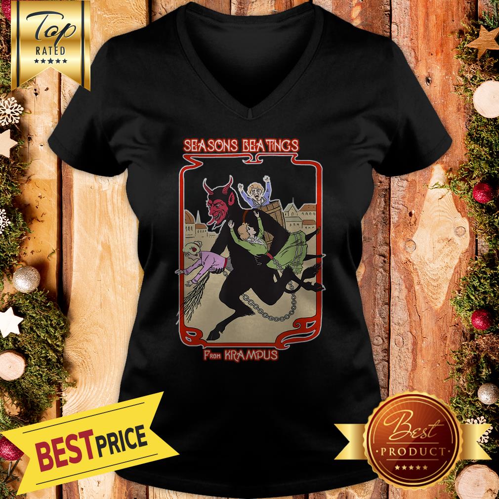 Nice Seasons Beatings From Krampus Christmas Shirt