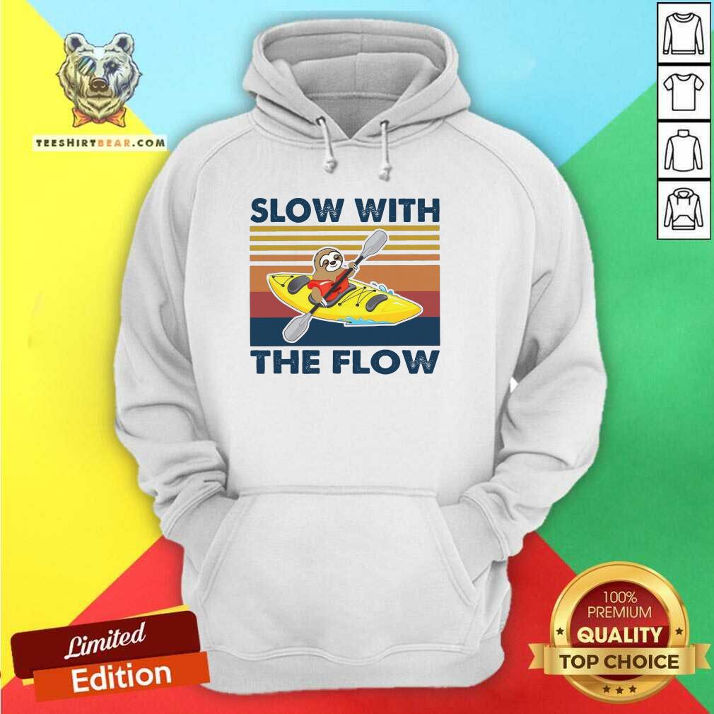 Nice Sloth Slow With The Flow Vintage Shirt