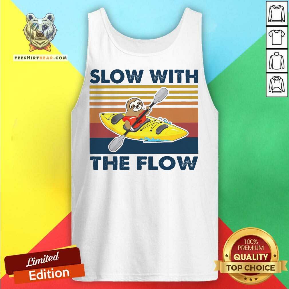Nice Sloth Slow With The Flow Vintage Shirt