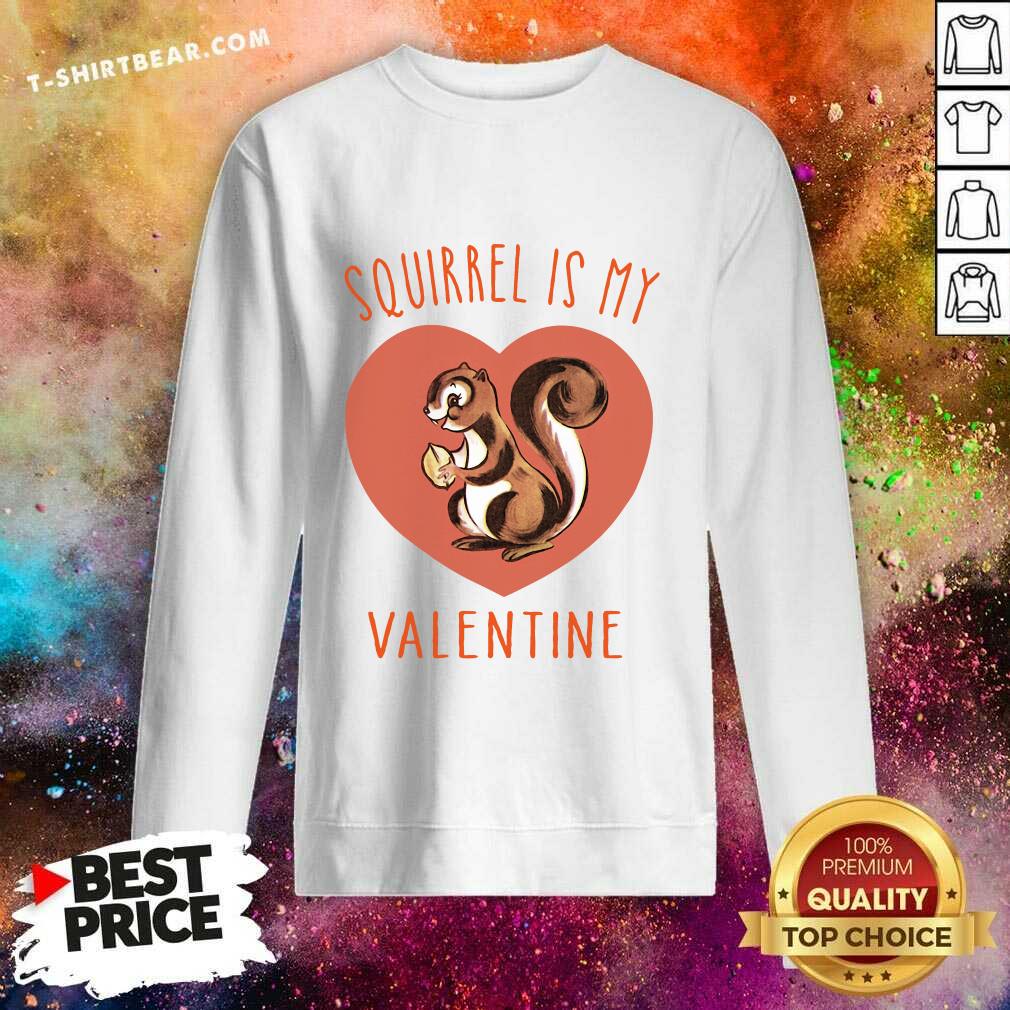 Nice Squirrel Is My Valentine Heart 2021 T-Shirt