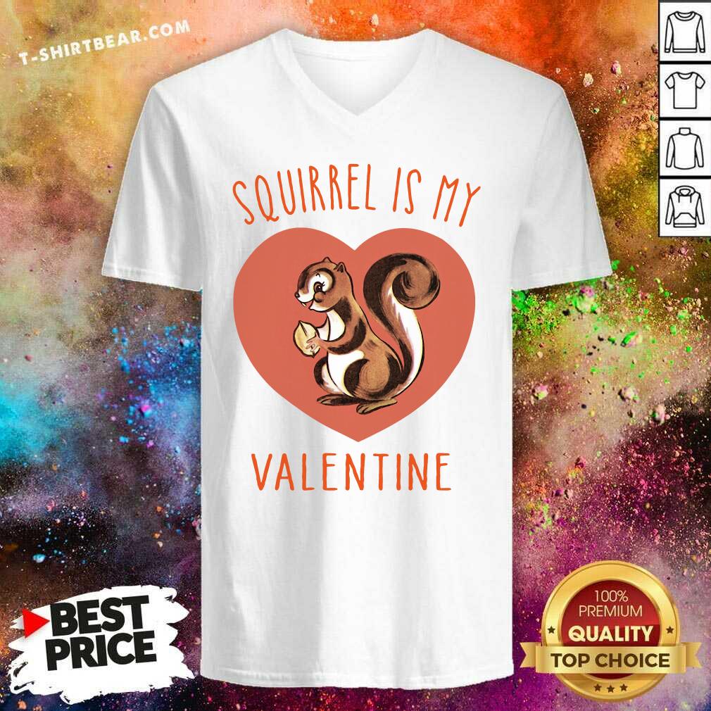 Nice Squirrel Is My Valentine Heart 2021 T-Shirt