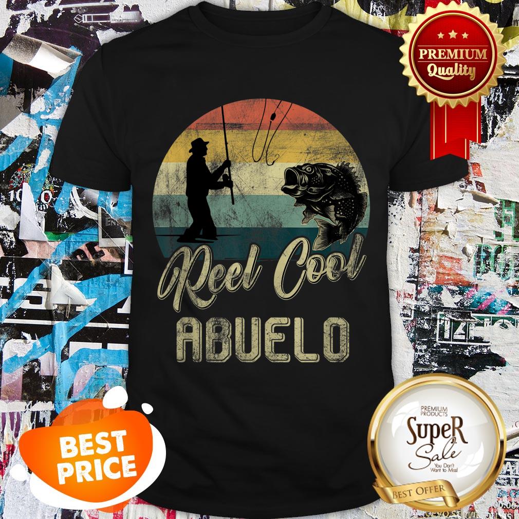 Nice Vintage Reel Cool Abuelo Fishing Shirt
