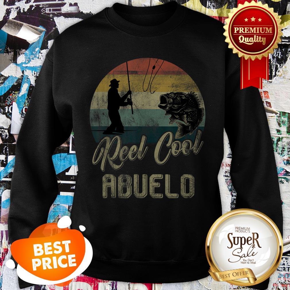Nice Vintage Reel Cool Abuelo Fishing Shirt