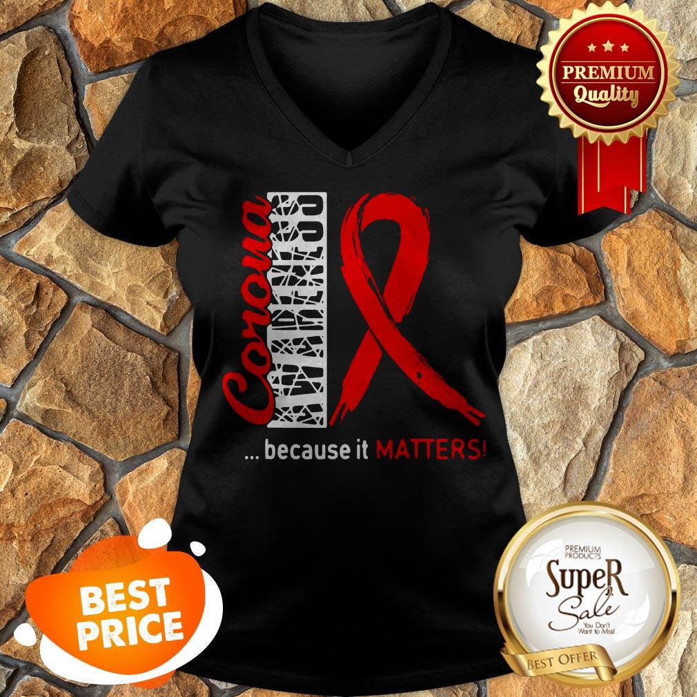 Nice Virus Corona Awareness Because It Matters Shirt