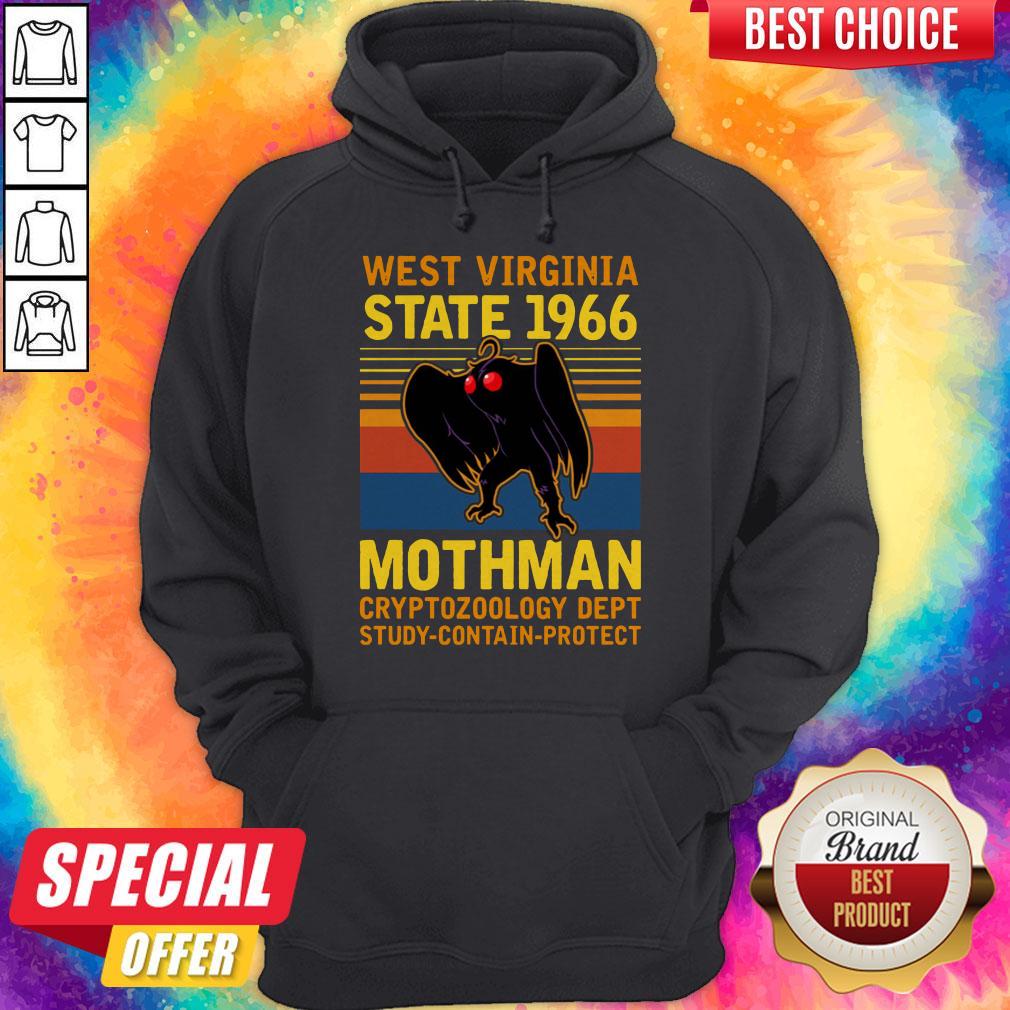 Nice West Vigina State 1966 Mothman Vintage Shirt