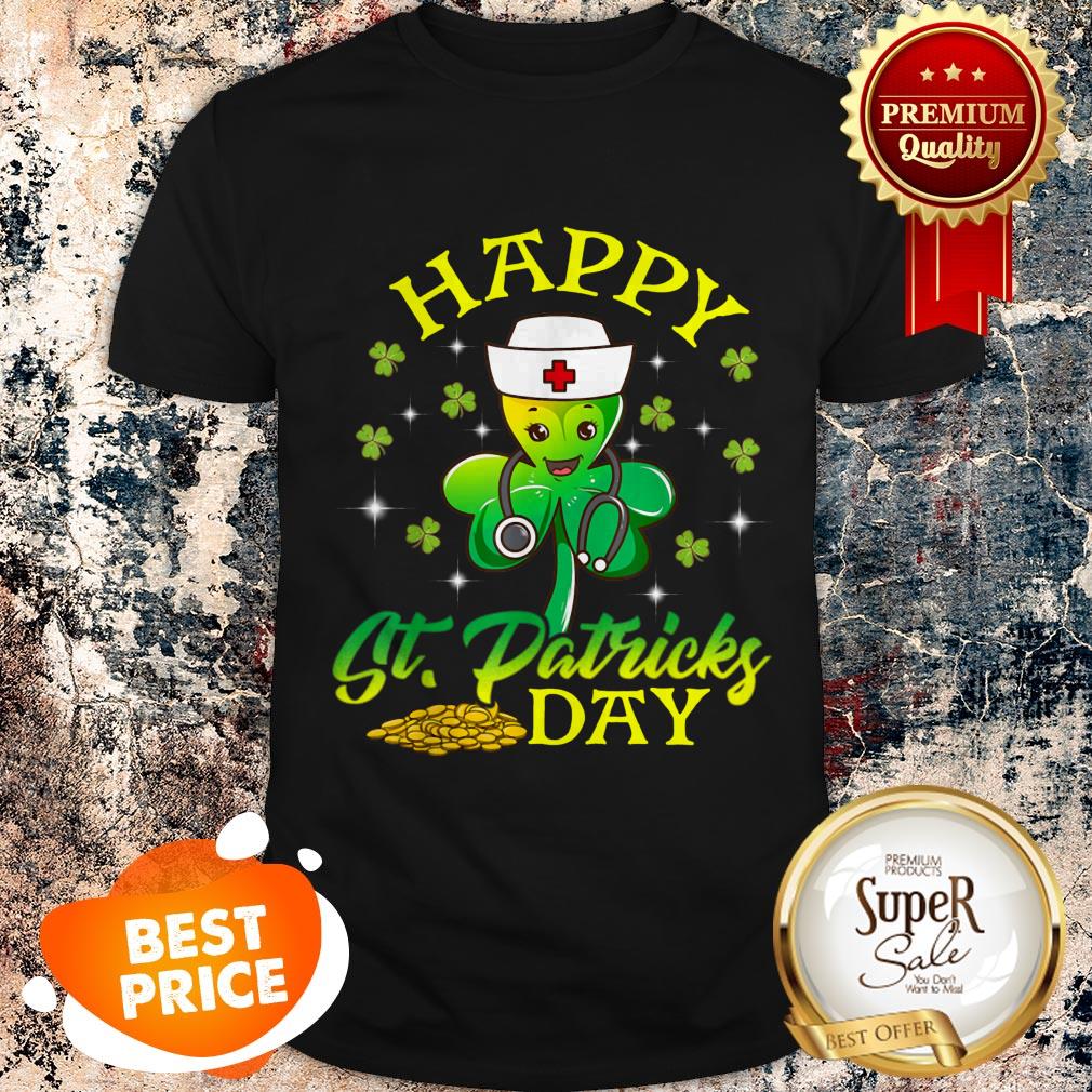 Nurse Shamrock EMT Irish St Patricks Day Nursing Nurses Shirt