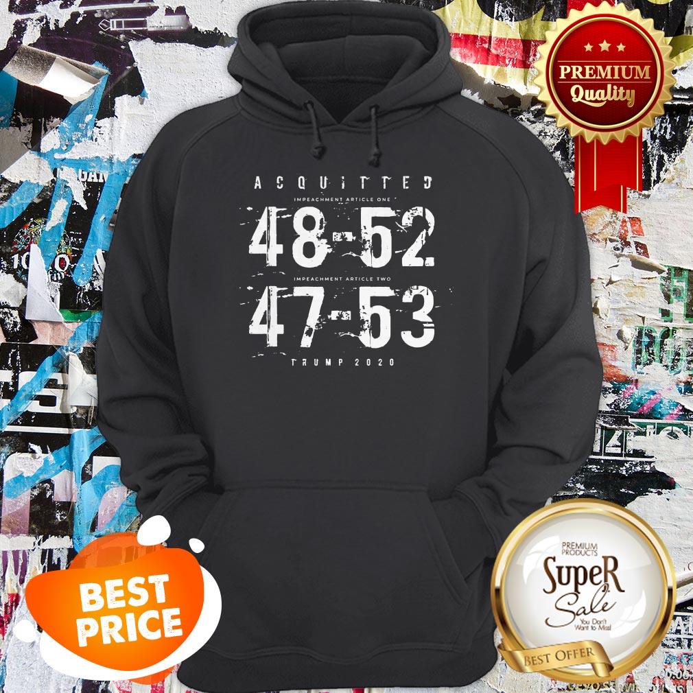 Official Acquitted 48 52 47 53 Trump 2020 Shirt