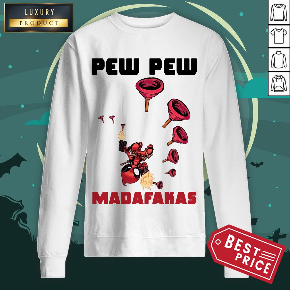 Official Baby Yoda Deadpool Pew Pew Madafakas Shirt