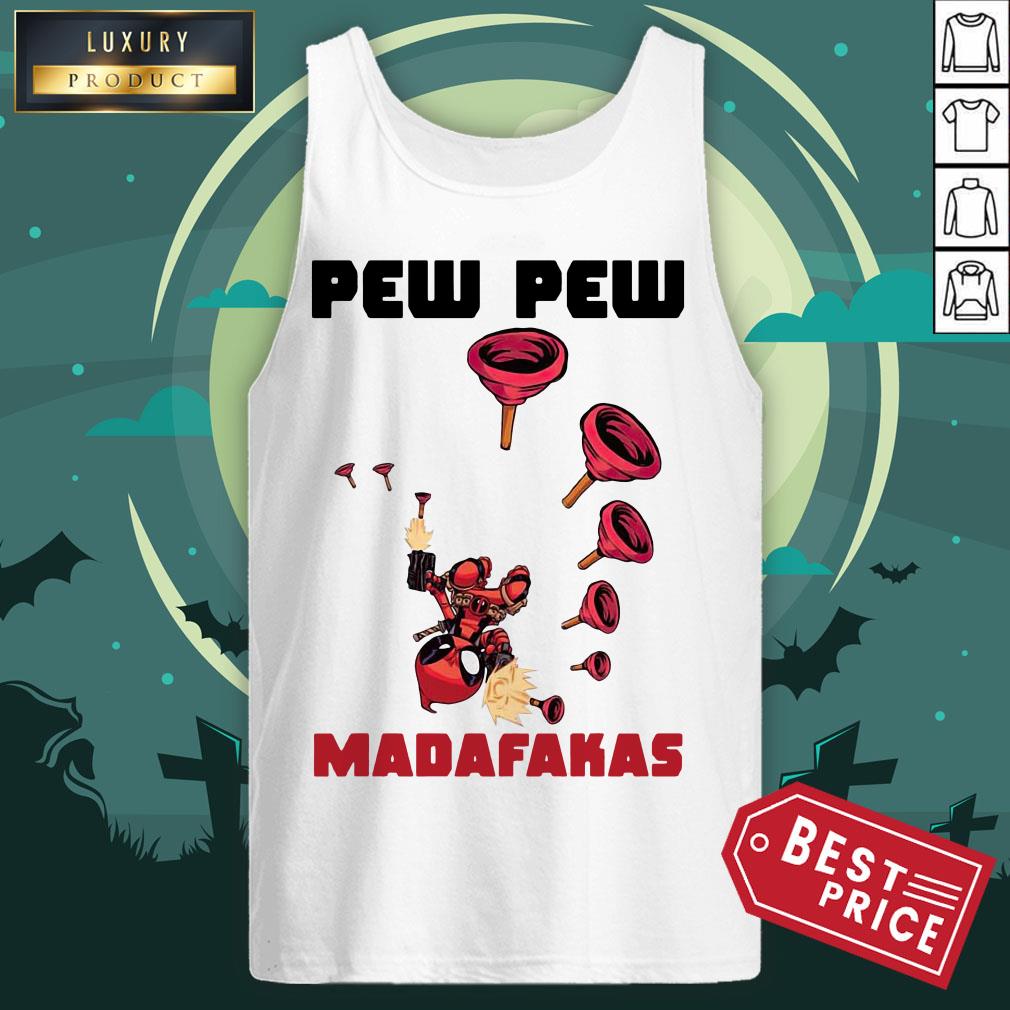 Official Baby Yoda Deadpool Pew Pew Madafakas Shirt