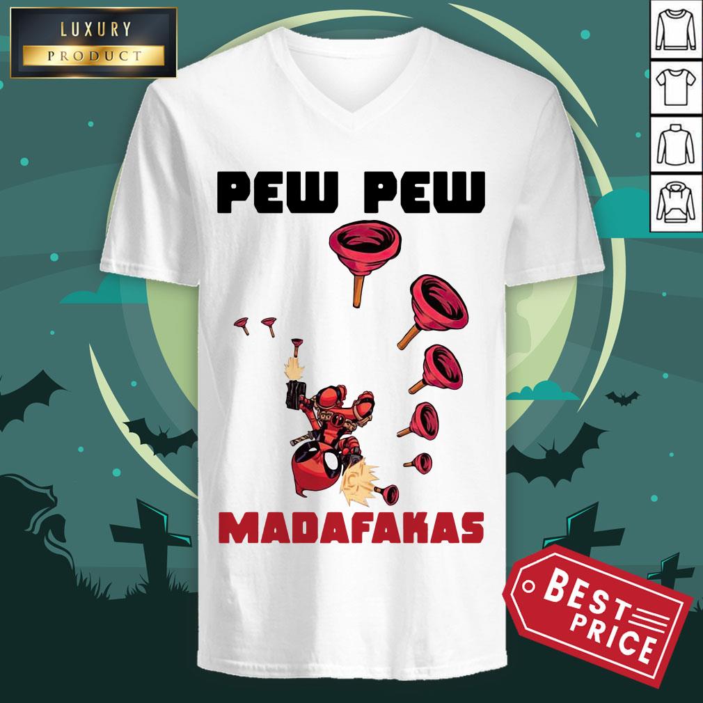 Official Baby Yoda Deadpool Pew Pew Madafakas Shirt