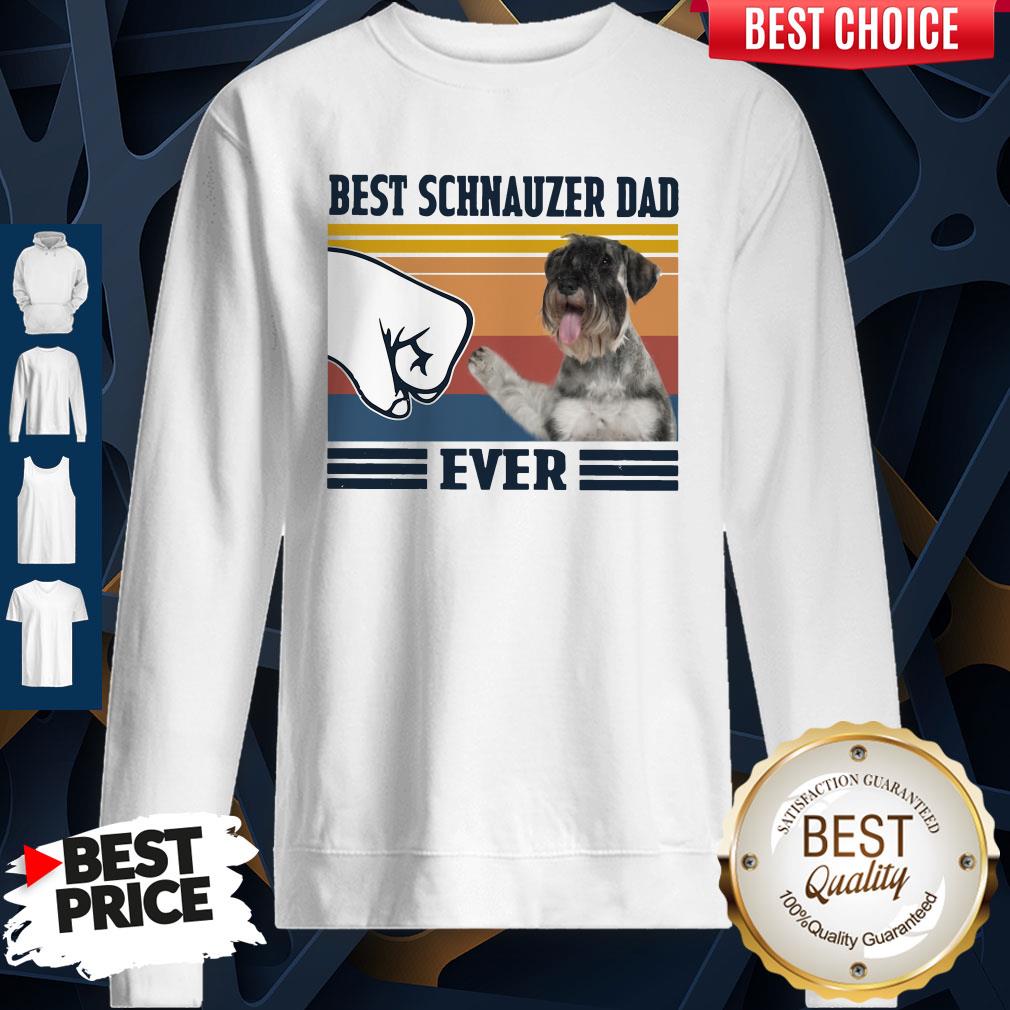 Official Best Schnauzer Dad Ever Vintage Shirt