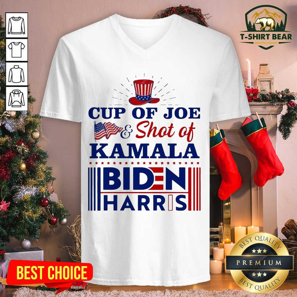 Official Cup Of Joe And Shot Of Kamala Biden Harris Shirt