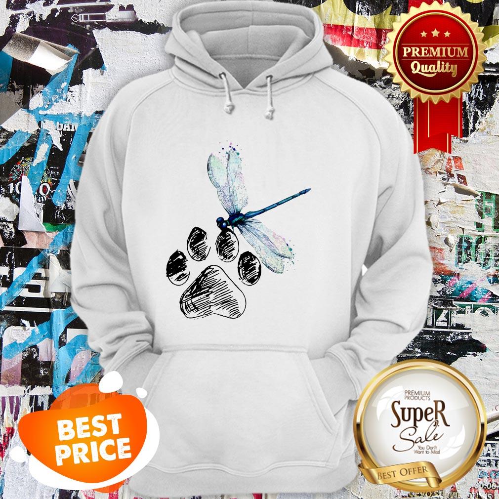 Official Dog Dragonfly Paw Lover Shirt