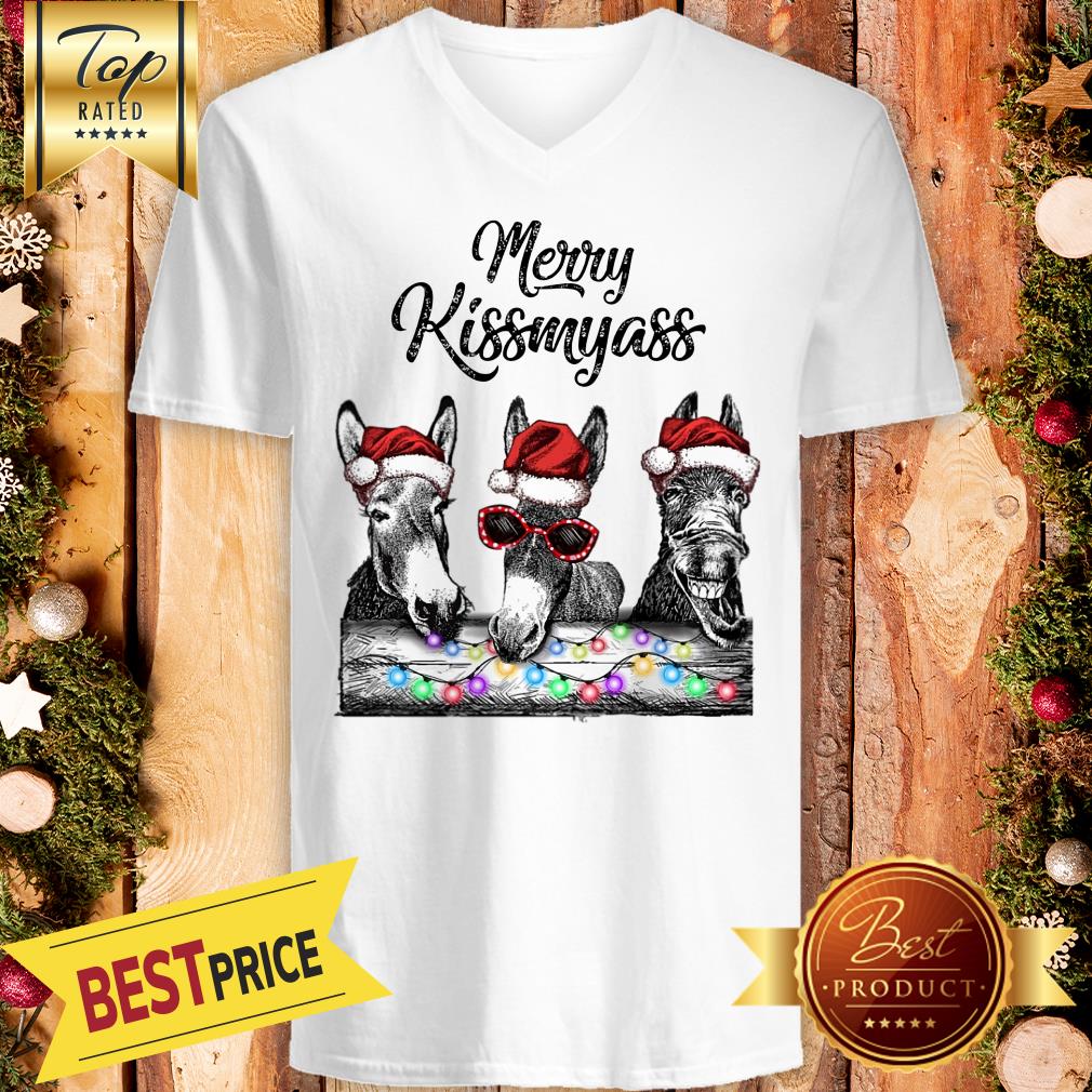 Official Donkeys MerryKissmyass Baseball Shirt