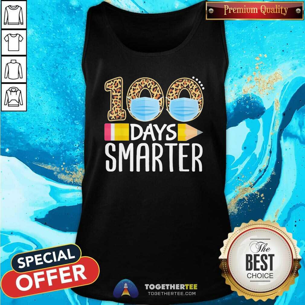 Official Face Mask 100 Days Smarter 2021 Shirt