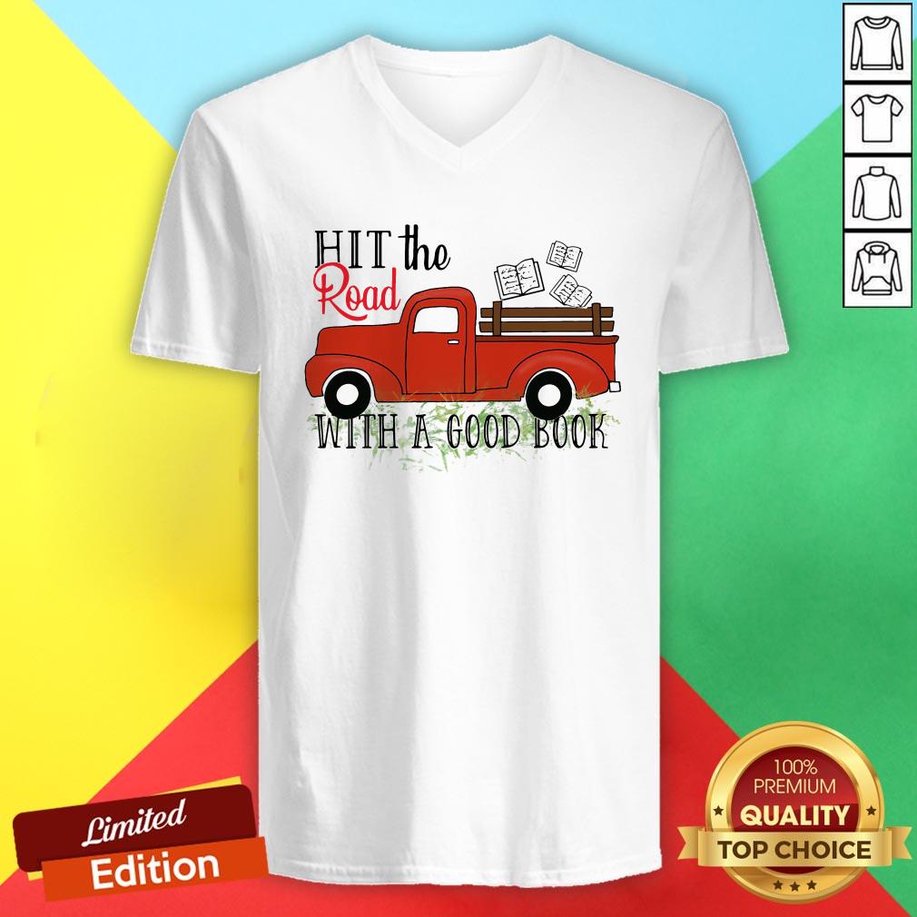 Official Hit The Road With A Good Book Shirt