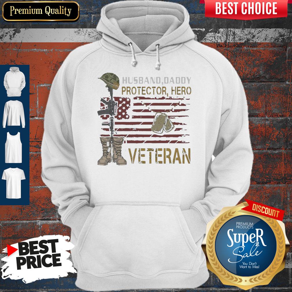 Official Husband Daddy Protector Hero Veteran Shirt
