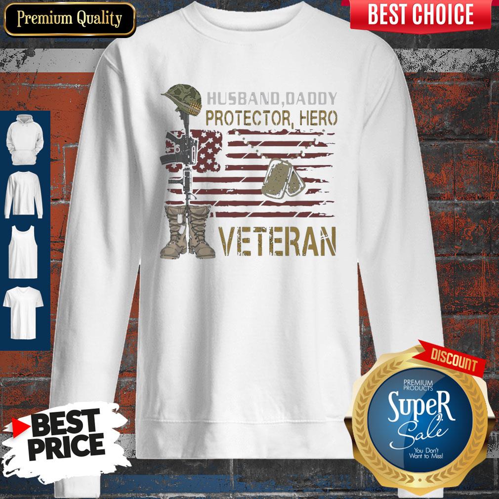 Official Husband Daddy Protector Hero Veteran Shirt