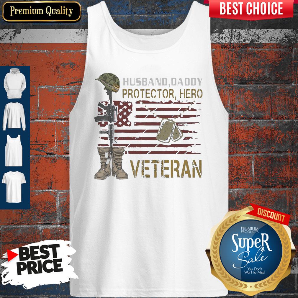 Official Husband Daddy Protector Hero Veteran Shirt