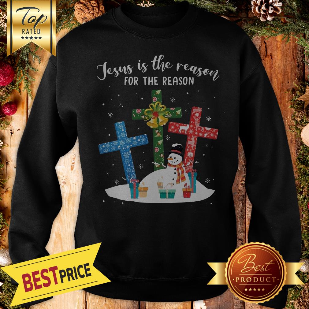 Official Jesus Is The Reason For The Season Snowman Christmas Shirt