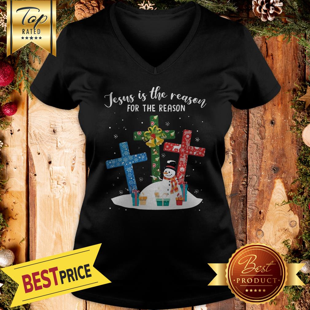 Official Jesus Is The Reason For The Season Snowman Christmas Shirt