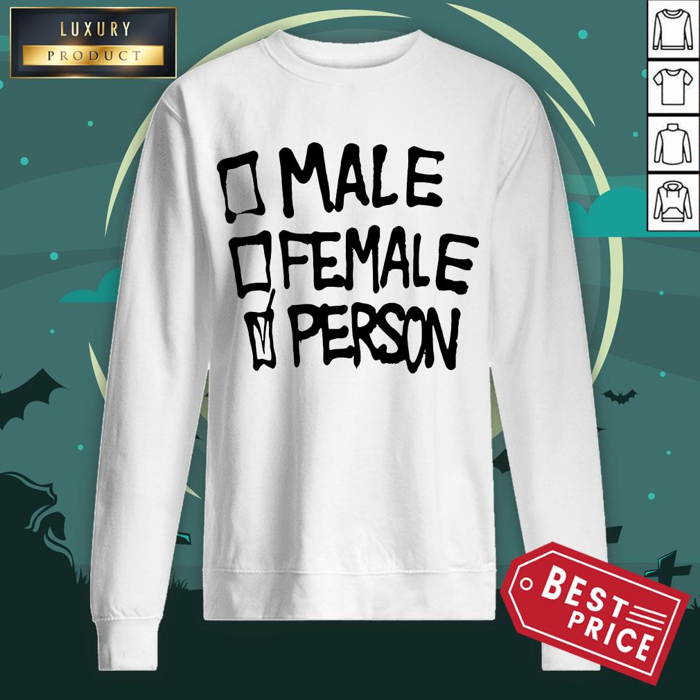 Official Male Female Person Shirt