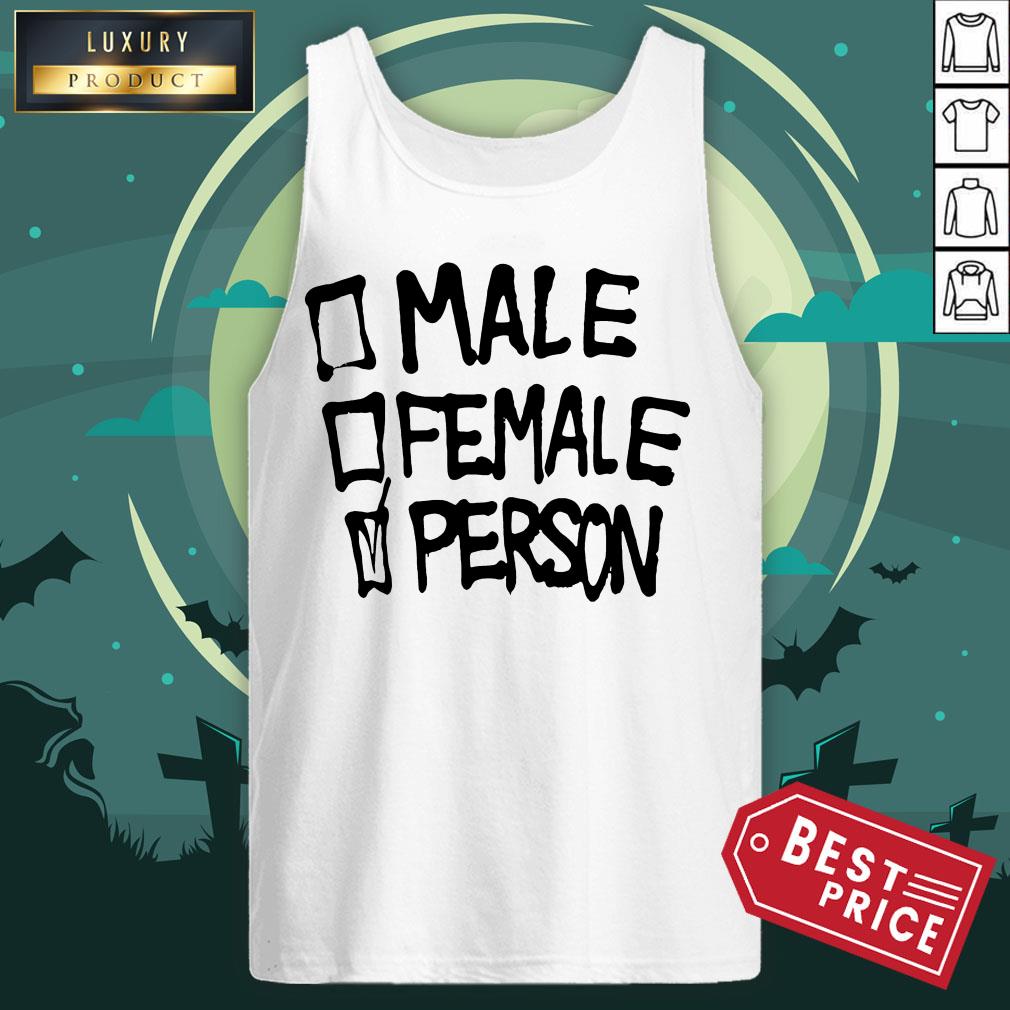 Official Male Female Person Shirt