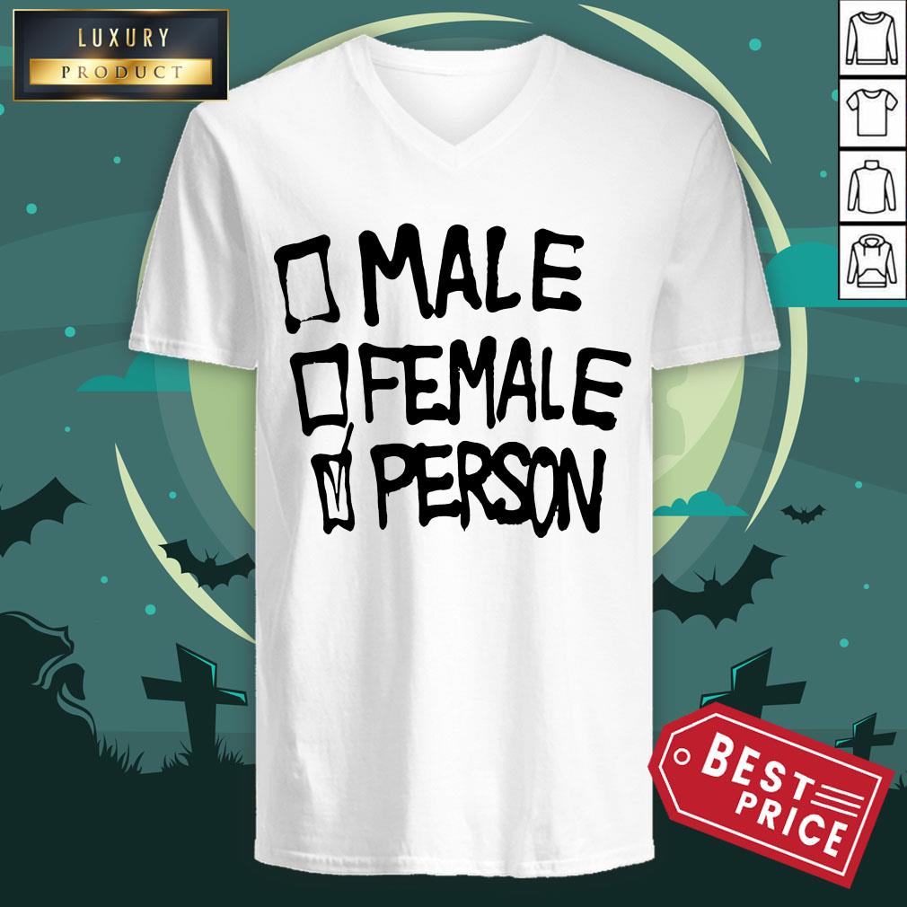 Official Male Female Person Shirt
