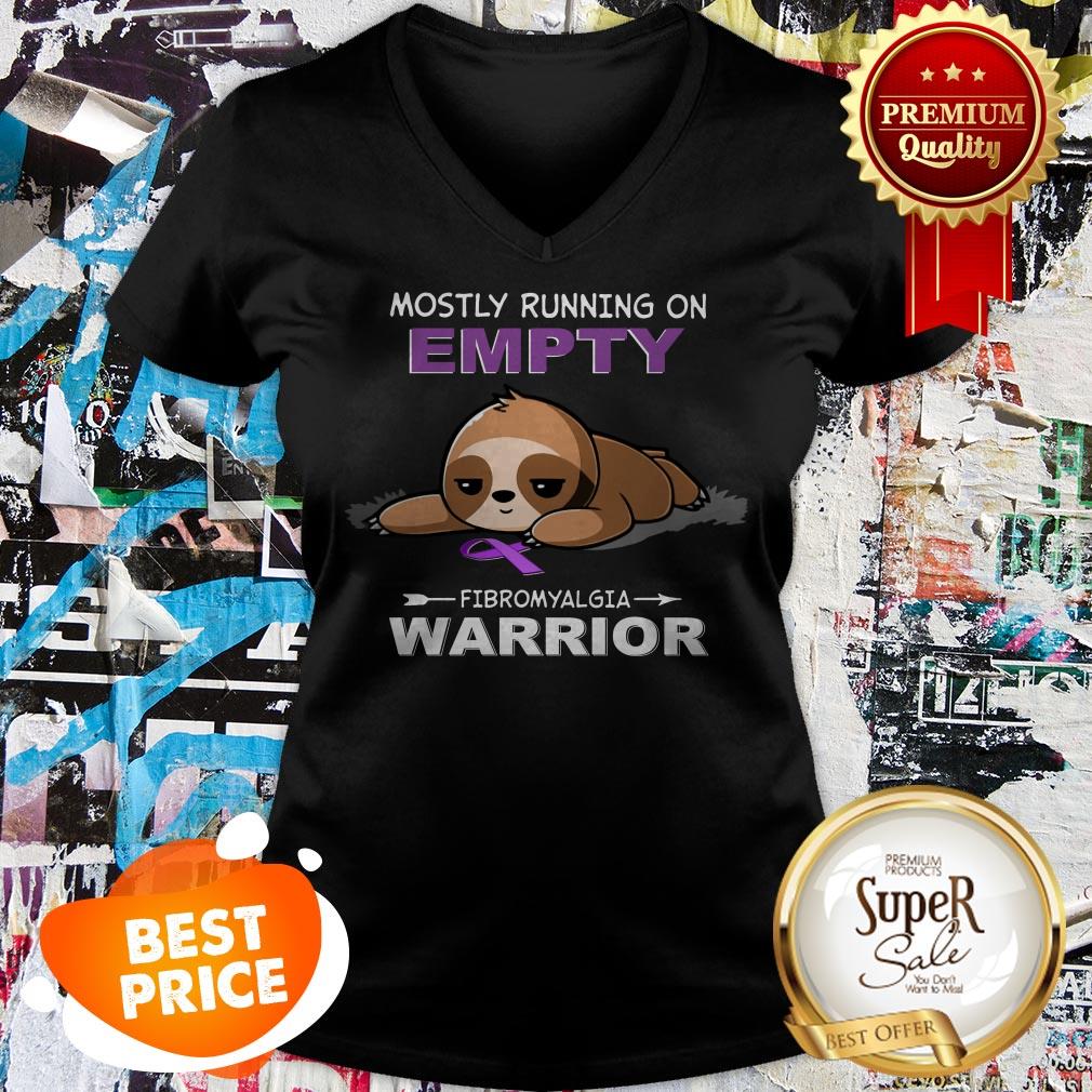 Official Mostly Running On Empty Fibromyalgia Warrior Shirt