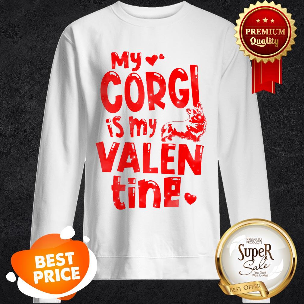 Official My Corgi Is My Happy Valentine’s Day Shirt
