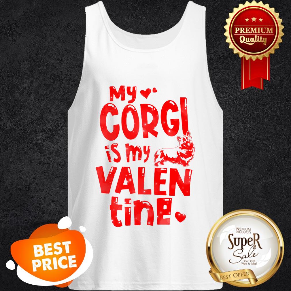 Official My Corgi Is My Happy Valentine’s Day Shirt