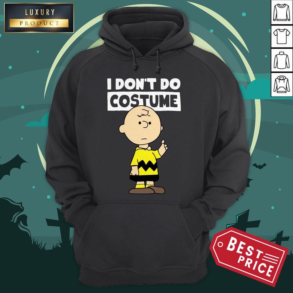 Official Peanuts Charlie Brown I Don’t Do Costume Halloween Shirt
