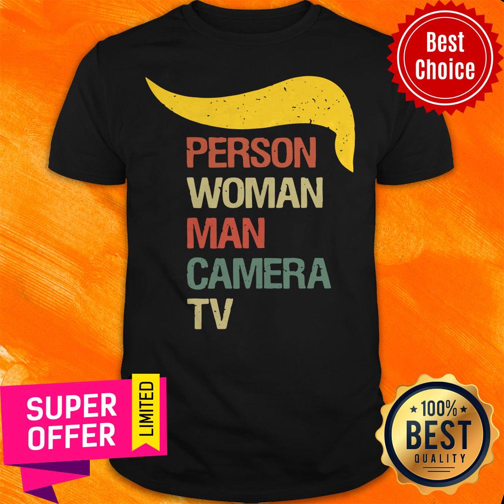 Official Person Woman Man Camera Tv Mask Shirt