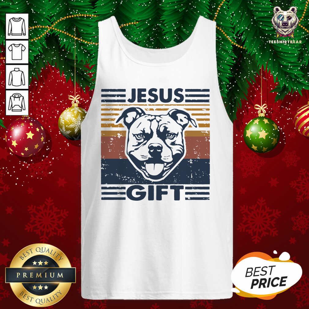 Official Pitbull Jesus Gift Vintage Shirt